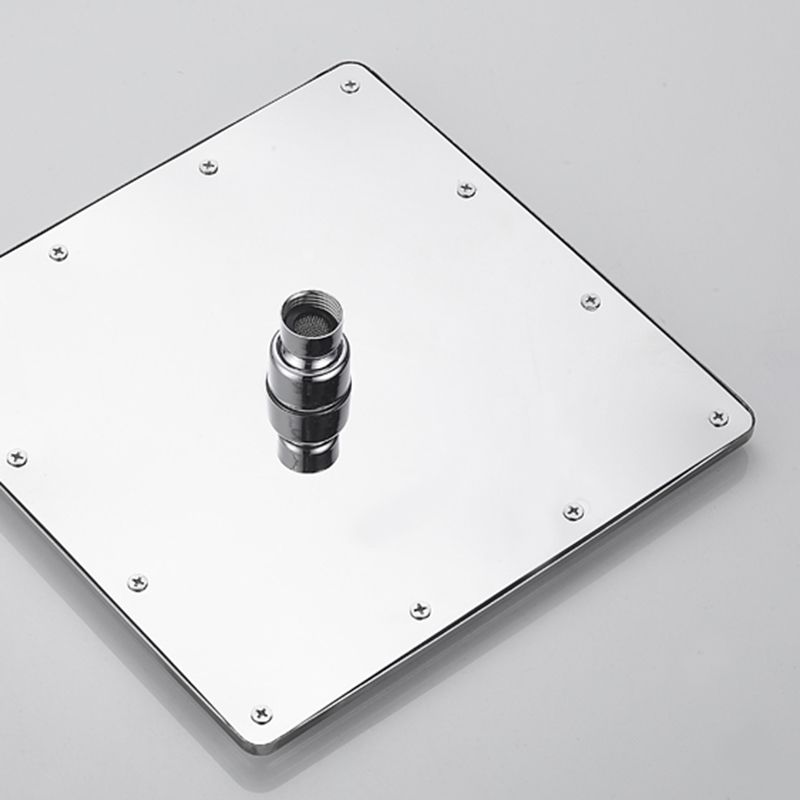 Contemporary Shower Head Combo Dual Shower Head Stainless Steel Wall-Mount Shower Head Clearhalo 'Bathroom Remodel & Bathroom Fixtures' 'Home Improvement' 'home_improvement' 'home_improvement_shower_heads' 'Shower Heads' 'shower_heads' 'Showers & Bathtubs Plumbing' 'Showers & Bathtubs' 1200x1200_700340de-efdb-47da-a9f9-9401bf2774c5