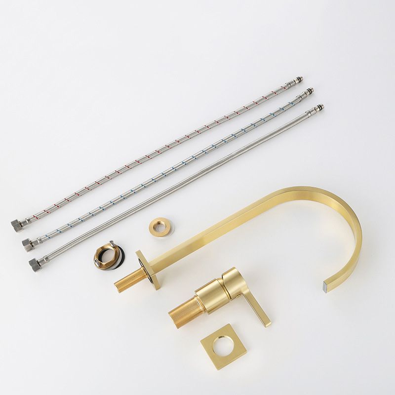 Light Luxury Vanity Sink Faucet Cubic Single Handle Faucet for Bathroom Clearhalo 'Bathroom Remodel & Bathroom Fixtures' 'Bathroom Sink Faucets' 'Bathroom Sinks & Faucet Components' 'bathroom_sink_faucets' 'Home Improvement' 'home_improvement' 'home_improvement_bathroom_sink_faucets' 1200x1200_701ec3ec-8f5f-4fc1-a9c5-dee3f02ddc37