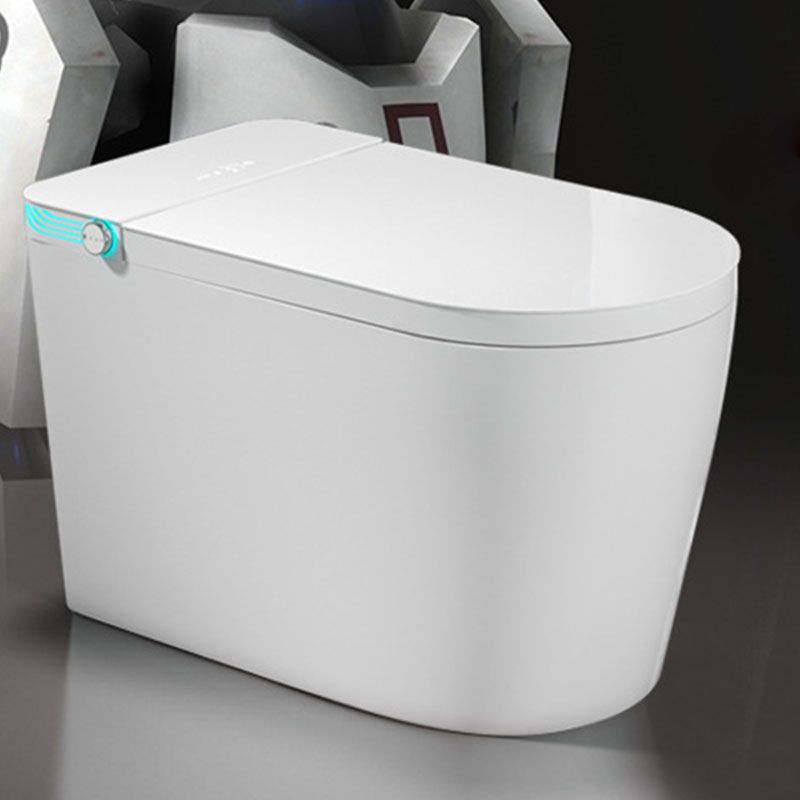 Contemporary 17.32" H White Electronic Toilet Elongated Floor Standing Bidet Clearhalo 'Bathroom Remodel & Bathroom Fixtures' 'Bidets' 'Home Improvement' 'home_improvement' 'home_improvement_bidets' 'Toilets & Bidets' 1200x1200_7020220b-fe7b-4b21-a316-90334c9b121c