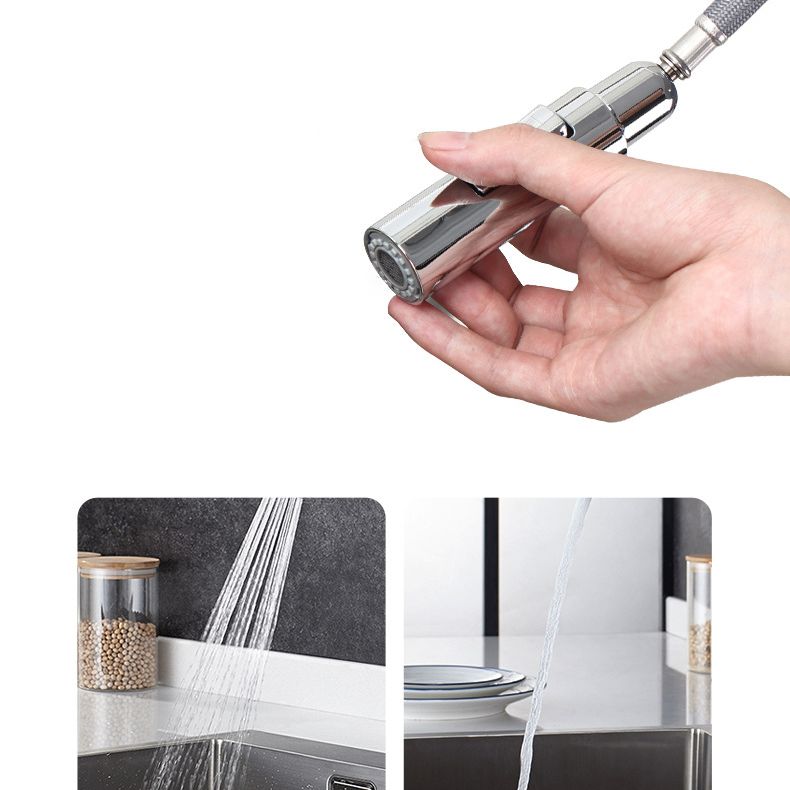 Modern Style Gooseneck Faucet Copper Single Handle Faucet for Kitchen Clearhalo 'Home Improvement' 'home_improvement' 'home_improvement_kitchen_faucets' 'Kitchen Faucets' 'Kitchen Remodel & Kitchen Fixtures' 'Kitchen Sinks & Faucet Components' 'kitchen_faucets' 1200x1200_702c1c41-5221-4bd3-88ab-0fbfe4999a21