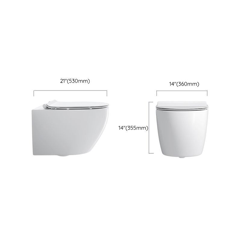 Modern Wall Mount Toilet Bowl One-Piece Urine Toilet for Bathroom Clearhalo 'Bathroom Remodel & Bathroom Fixtures' 'Home Improvement' 'home_improvement' 'home_improvement_toilets' 'Toilets & Bidets' 'Toilets' 1200x1200_704ea275-d641-4d41-9337-fbc39881d45a
