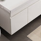 White Modern Wood Rectangular Open Console with Sink Set Faucet Included Clearhalo 'Bathroom Remodel & Bathroom Fixtures' 'Bathroom Vanities' 'bathroom_vanities' 'Home Improvement' 'home_improvement' 'home_improvement_bathroom_vanities' 1200x1200_706d9657-3b9d-46b7-a6d7-7dc520508489