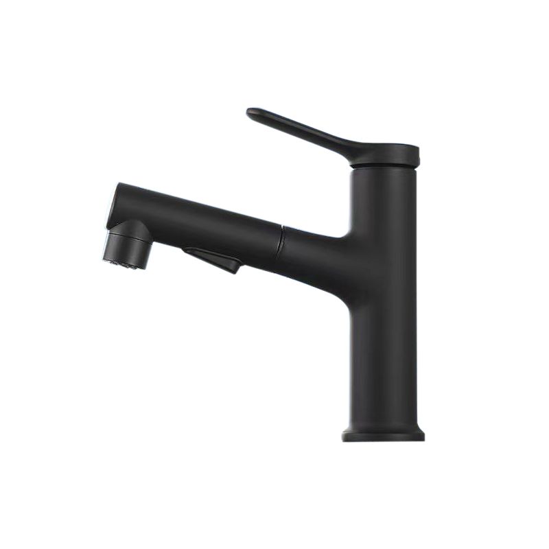 Vessel Sink Faucet Contemporary Pull-out Faucet with Swivel Spout Clearhalo 'Bathroom Remodel & Bathroom Fixtures' 'Bathroom Sink Faucets' 'Bathroom Sinks & Faucet Components' 'bathroom_sink_faucets' 'Home Improvement' 'home_improvement' 'home_improvement_bathroom_sink_faucets' 1200x1200_707bb03f-6255-4b36-b372-24ca6876d908