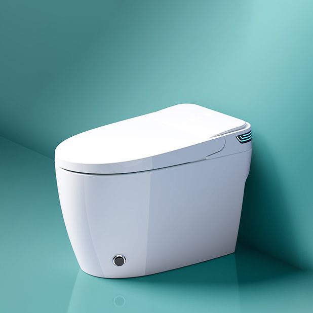 Modern Flush Toilet Concealed Tank One-Piece Toilet with Slow Close Seat Clearhalo 'Bathroom Remodel & Bathroom Fixtures' 'Home Improvement' 'home_improvement' 'home_improvement_toilets' 'Toilets & Bidets' 'Toilets' 1200x1200_708982f3-a296-41ae-8cf0-a3a8289111bc
