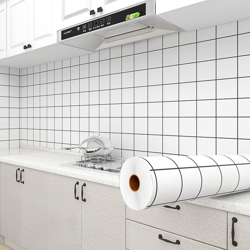 Modern Backsplash Wallpaper Smooth Peel and Stick Backsplash Tiles for Kitchen Clearhalo 'Flooring 'Home Improvement' 'home_improvement' 'home_improvement_peel_stick_blacksplash' 'Peel & Stick Backsplash Tile' 'peel_stick_blacksplash' 'Walls & Ceilings' Walls and Ceiling' 1200x1200_709db952-f782-471f-8adc-220e8ccfd005