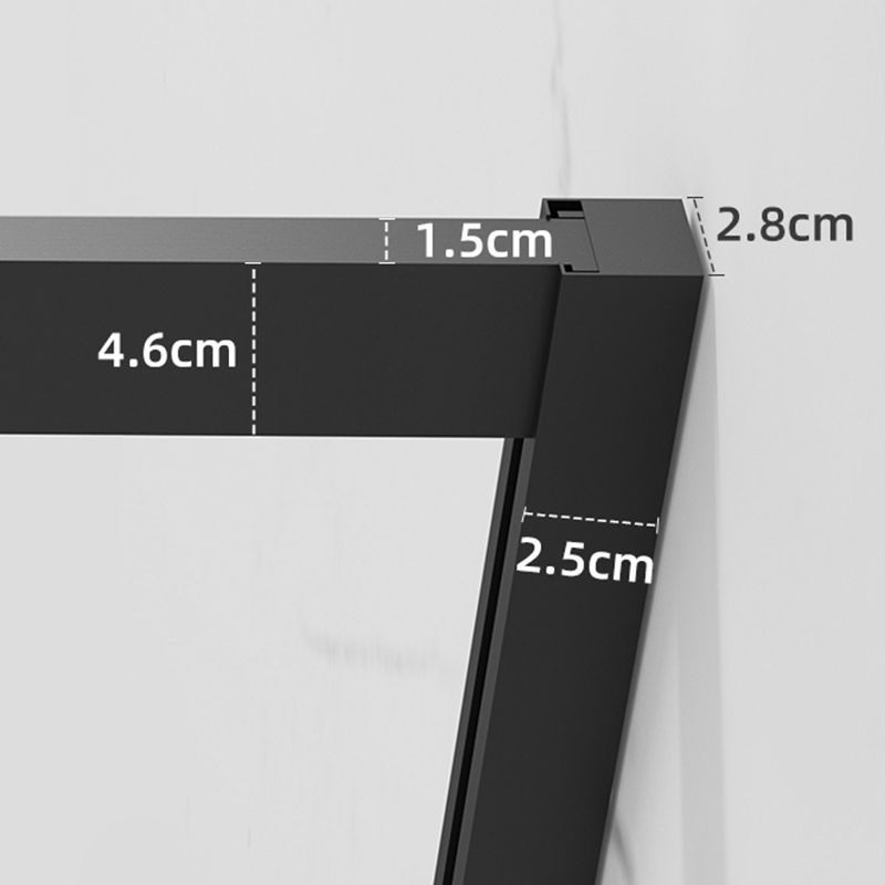 Black Framed Shower Doors Double Sliding Tempered Shower Bath Door Clearhalo 'Bathroom Remodel & Bathroom Fixtures' 'Home Improvement' 'home_improvement' 'home_improvement_shower_tub_doors' 'Shower and Tub Doors' 'shower_tub_doors' 'Showers & Bathtubs' 1200x1200_70b1e847-53f3-4867-b0b9-6e082ad8b899