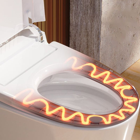 Elongated 15" W Floor Mounted Smart Bidet with Unlimited Warm Water Clearhalo 'Bathroom Remodel & Bathroom Fixtures' 'Bidets' 'Home Improvement' 'home_improvement' 'home_improvement_bidets' 'Toilets & Bidets' 1200x1200_70d86d85-8a79-4d50-8e9a-40cb33ae82f2