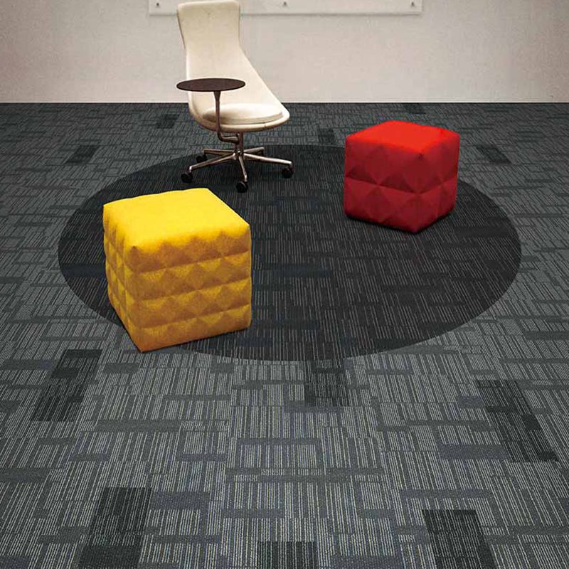 Office Level Loop Carpet Tile Dark Color Fade Resistant Loose Lay Indoor Carpet Tiles Clearhalo 'Carpet Tiles & Carpet Squares' 'carpet_tiles_carpet_squares' 'Flooring 'Home Improvement' 'home_improvement' 'home_improvement_carpet_tiles_carpet_squares' Walls and Ceiling' 1200x1200_70dc909d-df9e-4b90-8e9f-25622637c682