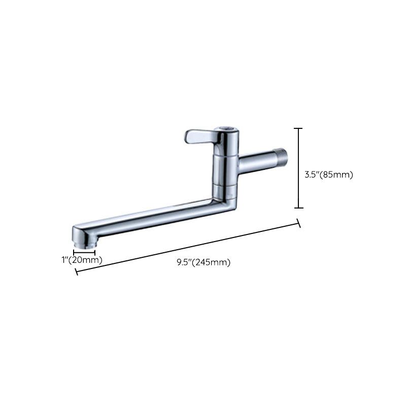 Modern Faucet 1-Handle and 1-Hole Single Level Pot Filler Kitchen Faucet Clearhalo 'Home Improvement' 'home_improvement' 'home_improvement_kitchen_faucets' 'Kitchen Faucets' 'Kitchen Remodel & Kitchen Fixtures' 'Kitchen Sinks & Faucet Components' 'kitchen_faucets' 1200x1200_70ea9668-4f45-4b0c-a100-afbdf278210a