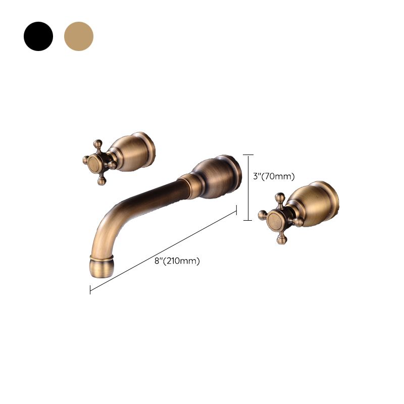 Widespread Bathroom Faucet 3 Holes Circular Vessel Sink Faucet Clearhalo 'Bathroom Remodel & Bathroom Fixtures' 'Bathroom Sink Faucets' 'Bathroom Sinks & Faucet Components' 'bathroom_sink_faucets' 'Home Improvement' 'home_improvement' 'home_improvement_bathroom_sink_faucets' 1200x1200_70f4c127-2c19-4323-aa61-449717920117