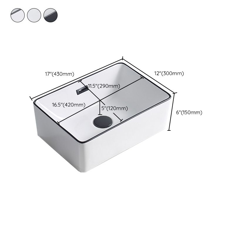 Modern Porcelain Trough Sink Rectangular Trough Bathroom Sink Clearhalo 'Bathroom Remodel & Bathroom Fixtures' 'Bathroom Sinks & Faucet Components' 'Bathroom Sinks' 'bathroom_sink' 'Home Improvement' 'home_improvement' 'home_improvement_bathroom_sink' 1200x1200_710801b6-7430-4e58-a383-b03152f09366