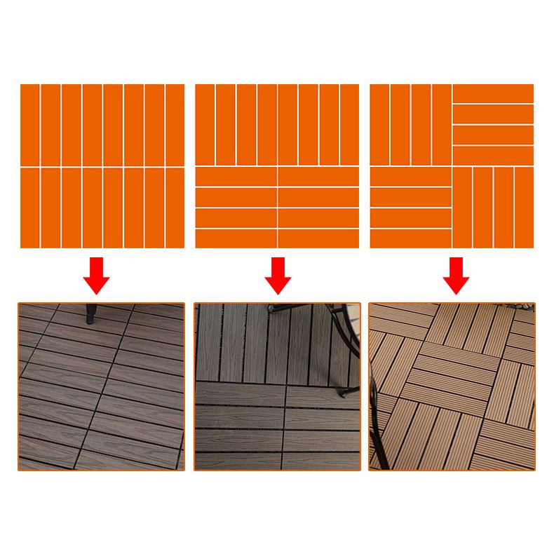 Outdoor Patio Flooring Tiles Embossed Composite Snap Fit Decking Tiles Clearhalo 'Home Improvement' 'home_improvement' 'home_improvement_outdoor_deck_tiles_planks' 'Outdoor Deck Tiles & Planks' 'Outdoor Flooring & Tile' 'Outdoor Remodel' 'outdoor_deck_tiles_planks' 1200x1200_7133f956-59cf-439d-a490-4d4501238798