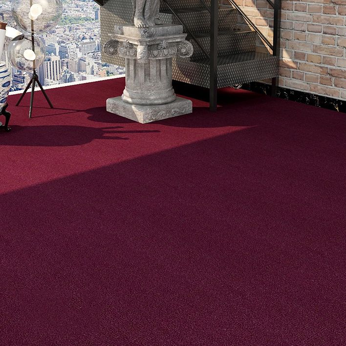 Carpet Tile Non-Skid Fade Resistant Solid Color Self-Stick Carpet Tiles Dining Room Clearhalo 'Carpet Tiles & Carpet Squares' 'carpet_tiles_carpet_squares' 'Flooring 'Home Improvement' 'home_improvement' 'home_improvement_carpet_tiles_carpet_squares' Walls and Ceiling' 1200x1200_713425a9-3829-4131-9bab-6f7c58969d6d