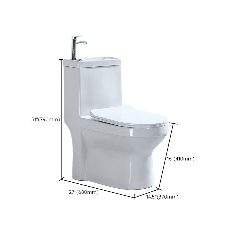 Contemporary Porcelain Flush Toilet Floor Mount One-Piece Toilet Urine Toilet Clearhalo 'Bathroom Remodel & Bathroom Fixtures' 'Home Improvement' 'home_improvement' 'home_improvement_toilets' 'Toilets & Bidets' 'Toilets' 1200x1200_71343e8e-abb9-4c85-bb78-9e5f3abf01fa