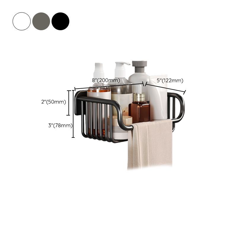 Metal Bathroom Hardware Bath Shelf Bathroom Accessory As Individual Or As a Set Clearhalo 'Bathroom Hardware Sets' 'Bathroom Hardware' 'Bathroom Remodel & Bathroom Fixtures' 'bathroom_hardware_sets' 'Home Improvement' 'home_improvement' 'home_improvement_bathroom_hardware_sets' 1200x1200_71348458-fb88-4c94-8e81-e0a45ca263dc