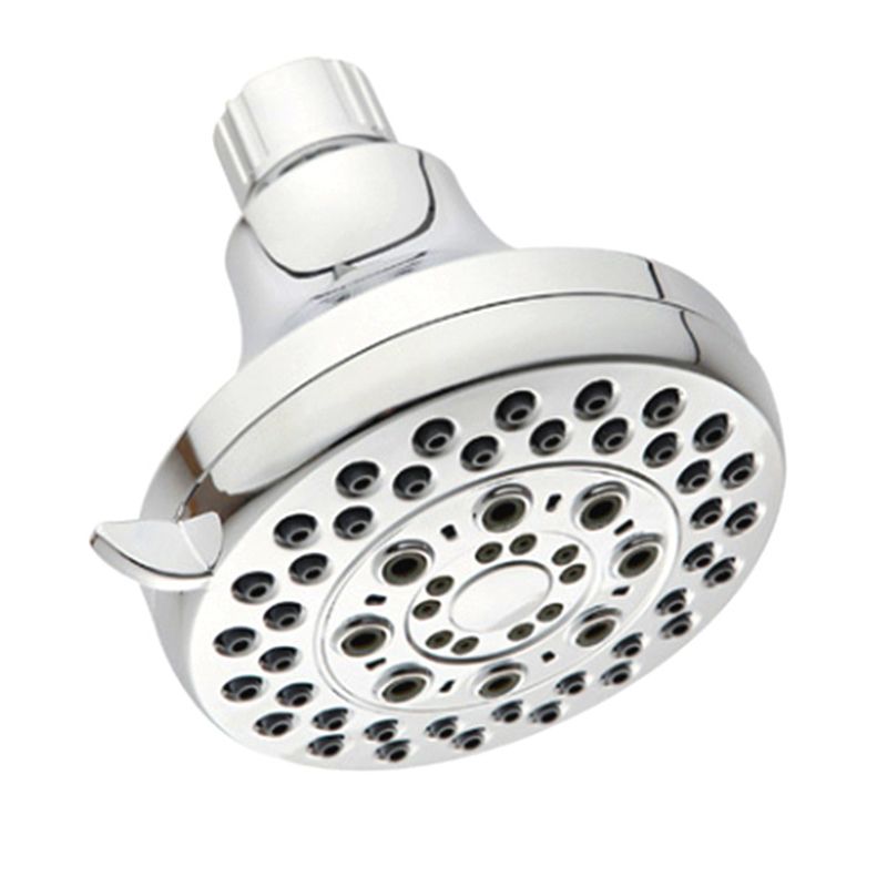 Silver Dual Shower Head Round Rain Fall Wall-Mount Showerhead Clearhalo 'Bathroom Remodel & Bathroom Fixtures' 'Home Improvement' 'home_improvement' 'home_improvement_shower_heads' 'Shower Heads' 'shower_heads' 'Showers & Bathtubs Plumbing' 'Showers & Bathtubs' 1200x1200_714fb6a7-29cb-4c23-83ef-bb0555ac6d7d