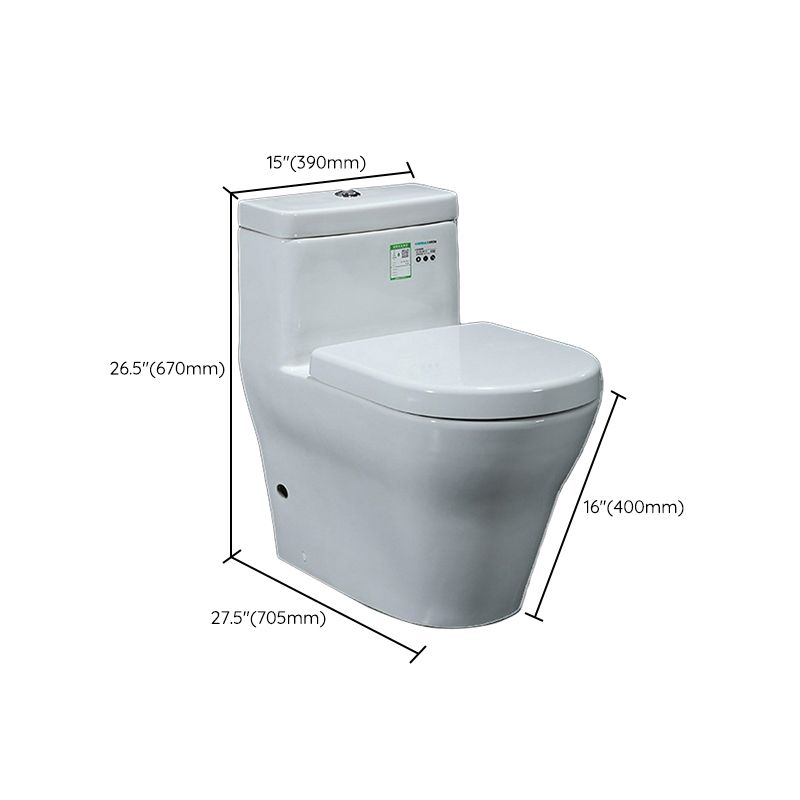 Traditional Ceramic Toilet Bowl One Piece Flush Toilet with Toilet Seat Clearhalo 'Bathroom Remodel & Bathroom Fixtures' 'Home Improvement' 'home_improvement' 'home_improvement_toilets' 'Toilets & Bidets' 'Toilets' 1200x1200_71800ae1-e3bf-4816-8dd2-3674892b6424