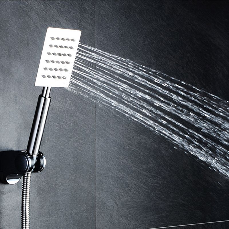 Contemporary Stainless Steel Hand Shower Self-Cleaning Showerhead Clearhalo 'Bathroom Remodel & Bathroom Fixtures' 'Home Improvement' 'home_improvement' 'home_improvement_shower_heads' 'Shower Heads' 'shower_heads' 'Showers & Bathtubs Plumbing' 'Showers & Bathtubs' 1200x1200_7181fc10-920f-4e6e-827e-75dfdd0a9db2