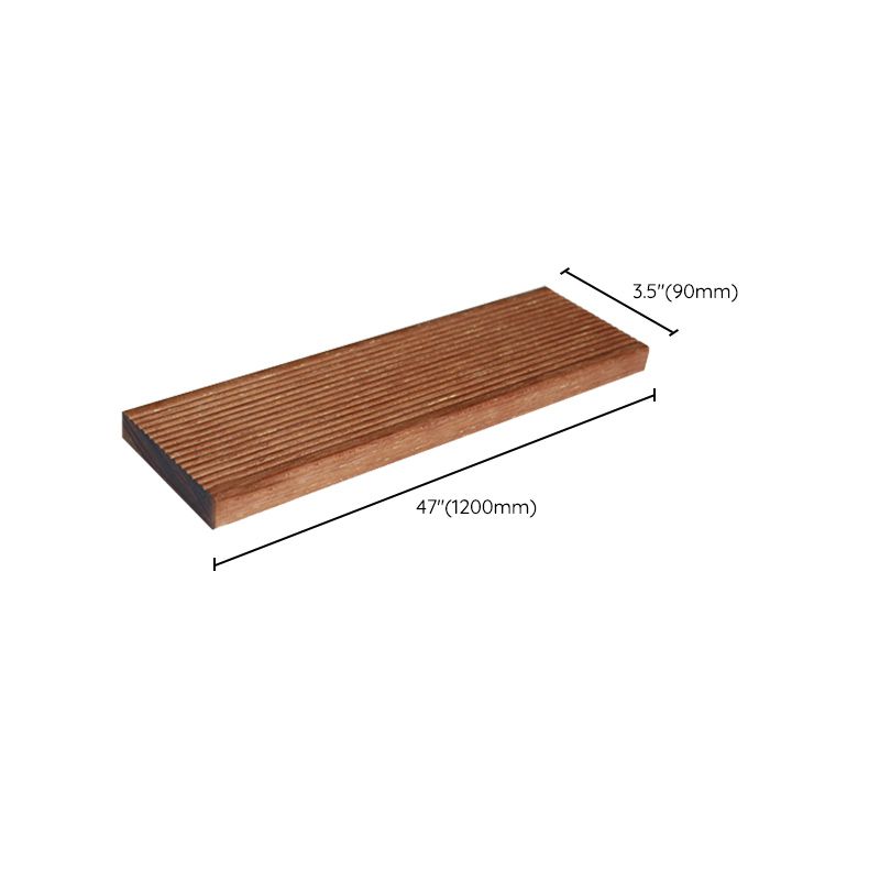 Modern Solid Hardwood Flooring Merbau Wood Side Trim Piece for Patio Clearhalo 'Flooring 'Hardwood Flooring' 'hardwood_flooring' 'Home Improvement' 'home_improvement' 'home_improvement_hardwood_flooring' Walls and Ceiling' 1200x1200_7184f12e-8129-4431-8322-6f1bea44fa4c