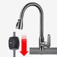 Modern Style Kitchen Faucet Brass 1-Handle High Arc Retractable Kitchen Faucet Clearhalo 'Home Improvement' 'home_improvement' 'home_improvement_kitchen_faucets' 'Kitchen Faucets' 'Kitchen Remodel & Kitchen Fixtures' 'Kitchen Sinks & Faucet Components' 'kitchen_faucets' 1200x1200_71b8bff8-60a6-4823-9005-c314cbd300c5