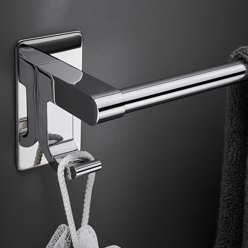 Polished Chrome Bathroom Accessory Set Modern Bath Shelf Anti-rust Clearhalo 'Bathroom Hardware Sets' 'Bathroom Hardware' 'Bathroom Remodel & Bathroom Fixtures' 'bathroom_hardware_sets' 'Home Improvement' 'home_improvement' 'home_improvement_bathroom_hardware_sets' 1200x1200_71d53682-ceed-4ff7-865b-70b69be0d43d
