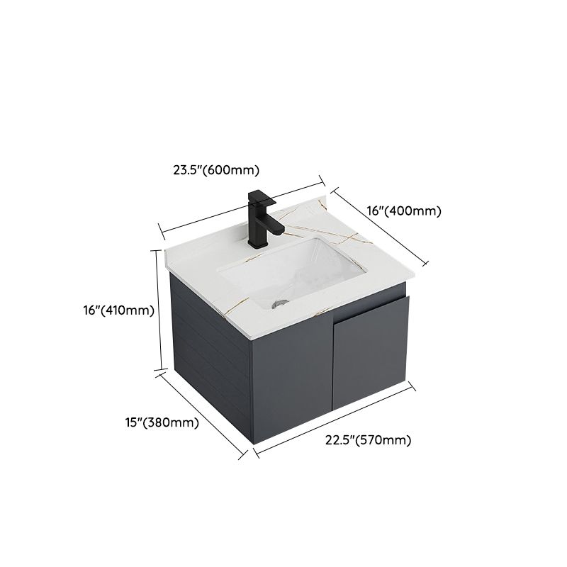 Wall Mounted Bathroom Vanity Modern Metal Vanity Set with Sink Included Clearhalo 'Bathroom Remodel & Bathroom Fixtures' 'Bathroom Vanities' 'bathroom_vanities' 'Home Improvement' 'home_improvement' 'home_improvement_bathroom_vanities' 1200x1200_71de94b4-8e1c-439e-8a22-cbfd353f3949