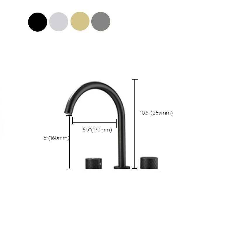 Double Handle Tub Filler Deck Mounted High Arc Brass Modern Roman Tub Filler Clearhalo 'Bathroom Remodel & Bathroom Fixtures' 'Bathtub Faucets' 'bathtub_faucets' 'Home Improvement' 'home_improvement' 'home_improvement_bathtub_faucets' 1200x1200_71ef4e33-909e-43b2-b4e5-1528e623625a