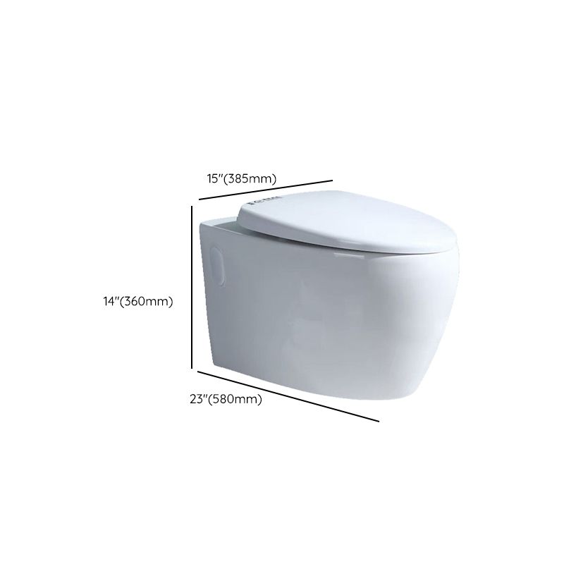Modern Wall Mount Toilet Bowl 1-Piece Urine Toilet with Slow Close Seat for Washroom Clearhalo 'Bathroom Remodel & Bathroom Fixtures' 'Home Improvement' 'home_improvement' 'home_improvement_toilets' 'Toilets & Bidets' 'Toilets' 1200x1200_71f419f2-3cbf-452e-9f28-5ddb74db675f