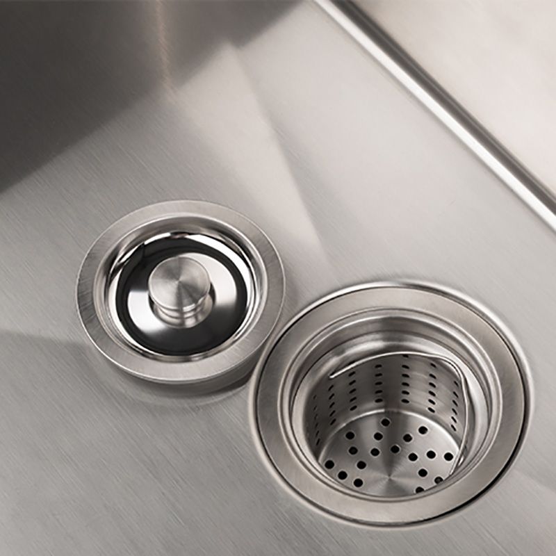 Square Stainless Steel Kitchen Sink Single Bowl Sink with Drain Assembly Clearhalo 'Home Improvement' 'home_improvement' 'home_improvement_kitchen_sinks' 'Kitchen Remodel & Kitchen Fixtures' 'Kitchen Sinks & Faucet Components' 'Kitchen Sinks' 'kitchen_sinks' 1200x1200_71f62ddf-813e-42ab-8e66-0b85a96f8a1b