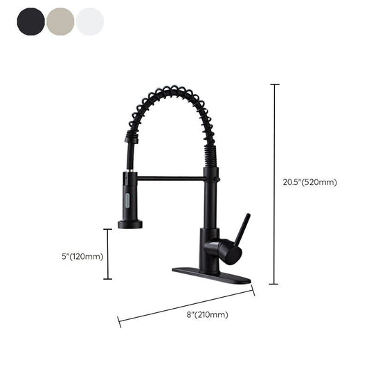Glam Sink Faucet Brass Lever Handles Spring Neck Swivel Spout Bathroom Vessel Faucet Clearhalo 'Bathroom Remodel & Bathroom Fixtures' 'Bathroom Sink Faucets' 'Bathroom Sinks & Faucet Components' 'bathroom_sink_faucets' 'Home Improvement' 'home_improvement' 'home_improvement_bathroom_sink_faucets' 1200x1200_71f7cbc8-389a-4914-81f0-ac84a0794479