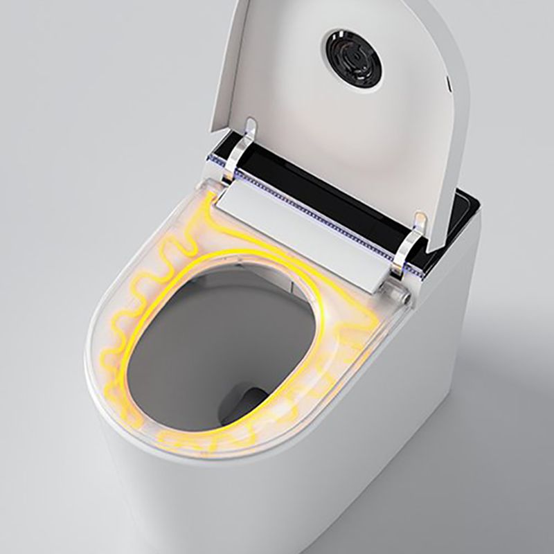 Elongated Bowl Shape Floor Standing Bidet with Heated Seat in White Clearhalo 'Bathroom Remodel & Bathroom Fixtures' 'Bidets' 'Home Improvement' 'home_improvement' 'home_improvement_bidets' 'Toilets & Bidets' 1200x1200_71f9e082-497f-4eb5-a2ce-b1bde950524f