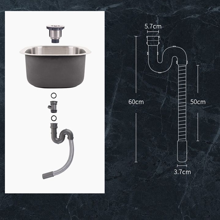 Modern Style Kitchen Sink Stainless Steel Kitchen Sink with Oval Shape Clearhalo 'Home Improvement' 'home_improvement' 'home_improvement_kitchen_sinks' 'Kitchen Remodel & Kitchen Fixtures' 'Kitchen Sinks & Faucet Components' 'Kitchen Sinks' 'kitchen_sinks' 1200x1200_720365a9-8c5a-4df6-8c64-6953329c2ffb