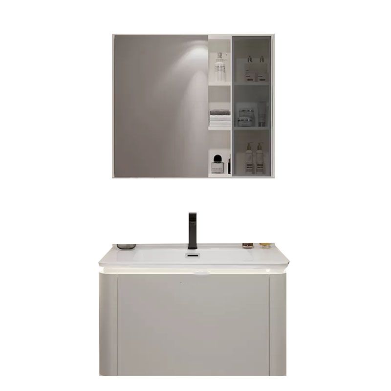 White Rectangular Single-Sink Open Console with Sink Set Sink Included Clearhalo 'Bathroom Remodel & Bathroom Fixtures' 'Bathroom Vanities' 'bathroom_vanities' 'Home Improvement' 'home_improvement' 'home_improvement_bathroom_vanities' 1200x1200_7203bf9b-ef3f-4f32-8fa8-e9e1d097abcb