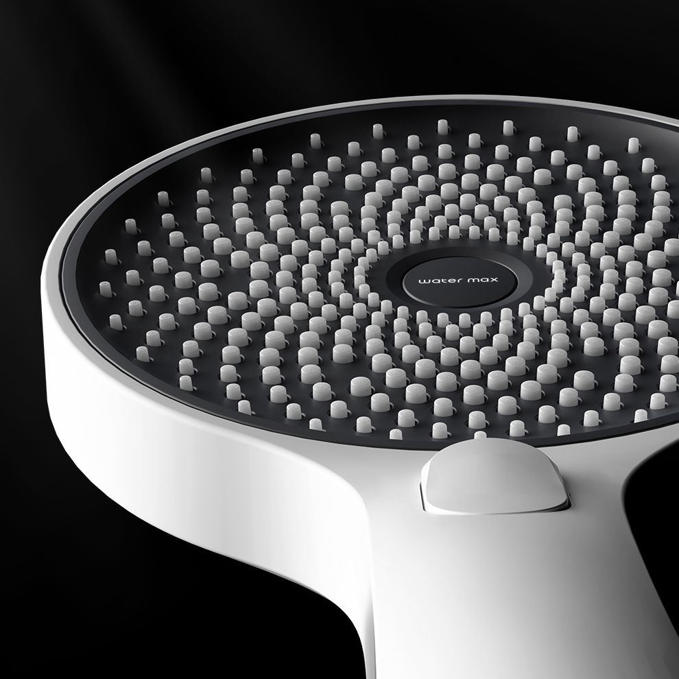 Shower System Massage Jet Round Handheld Shower Head Wall Mounted Shower Trim Clearhalo 'Bathroom Remodel & Bathroom Fixtures' 'Home Improvement' 'home_improvement' 'home_improvement_shower_faucets' 'Shower Faucets & Systems' 'shower_faucets' 'Showers & Bathtubs Plumbing' 'Showers & Bathtubs' 1200x1200_7214b2fe-12ef-40c5-b2d6-a348d497dde2