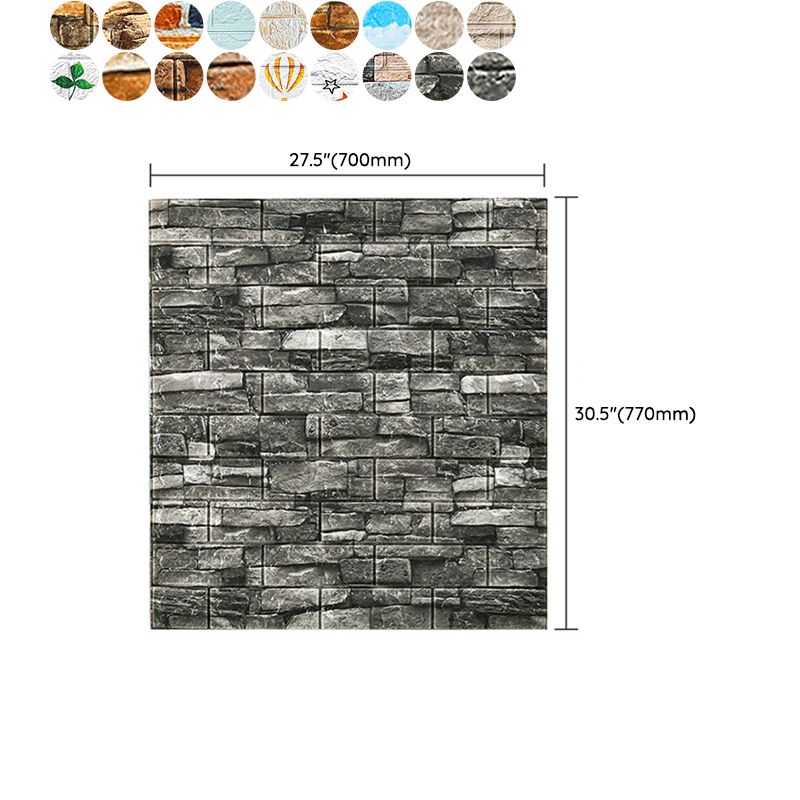 PVC Paneling Smooth Wall Interior 3D Living Room Plank Set of 2 Clearhalo 'Flooring 'Home Improvement' 'home_improvement' 'home_improvement_wall_paneling' 'Wall Paneling' 'wall_paneling' 'Walls & Ceilings' Walls and Ceiling' 1200x1200_721b4a6c-b6c0-4633-adc6-2fe73d303f31