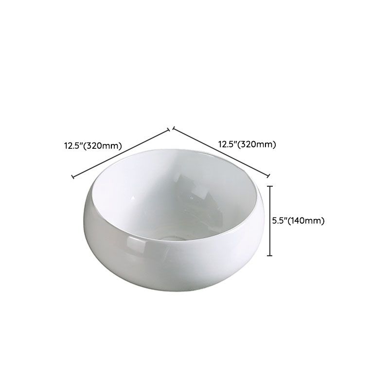 Modern Vessel Bathroom Sink Porcelain with Pop-Up Drain Vessel Sink without Faucet Clearhalo 'Bathroom Remodel & Bathroom Fixtures' 'Bathroom Sinks & Faucet Components' 'Bathroom Sinks' 'bathroom_sink' 'Home Improvement' 'home_improvement' 'home_improvement_bathroom_sink' 1200x1200_7230be5e-29c7-4c56-b6fb-5535b13db515