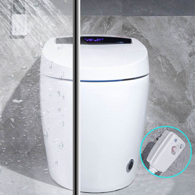 Ceramic Bidets Elongated White Contemporary Foot Sensor Smart Toilet Clearhalo 'Bathroom Remodel & Bathroom Fixtures' 'Bidets' 'Home Improvement' 'home_improvement' 'home_improvement_bidets' 'Toilets & Bidets' 1200x1200_7230befe-a3d1-49f0-b45b-87f59655e0ca