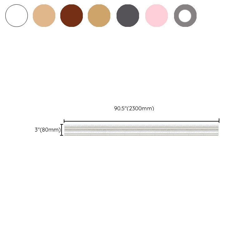 Modern Pearl Wainscoting PVC Baseboard Access Panel Peel and Stick Wall Baseboard Clearhalo 'Flooring 'Home Improvement' 'home_improvement' 'home_improvement_wall_paneling' 'Wall Paneling' 'wall_paneling' 'Walls & Ceilings' Walls and Ceiling' 1200x1200_7237eefd-1a64-4150-b0b9-79ecf809a344