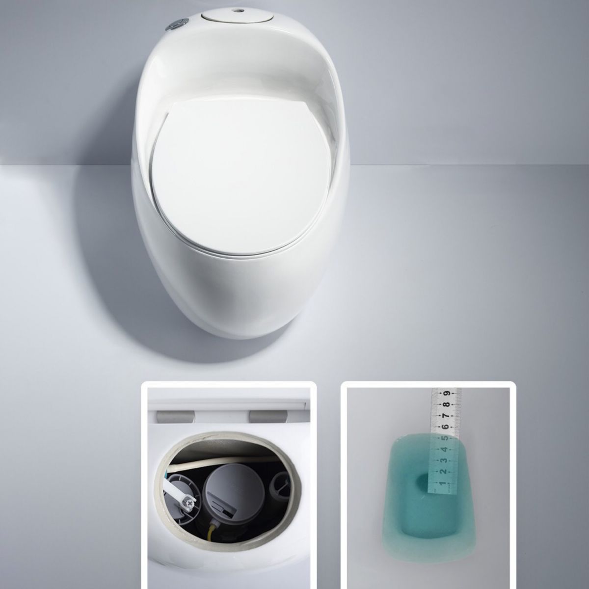 Modern UF Siphon Jet Toilet Bowl Floor Mount Flush Toilet with Toilet Seat Clearhalo 'Bathroom Remodel & Bathroom Fixtures' 'Home Improvement' 'home_improvement' 'home_improvement_toilets' 'Toilets & Bidets' 'Toilets' 1200x1200_723968d5-f6e3-4130-9ff8-8573bb985852