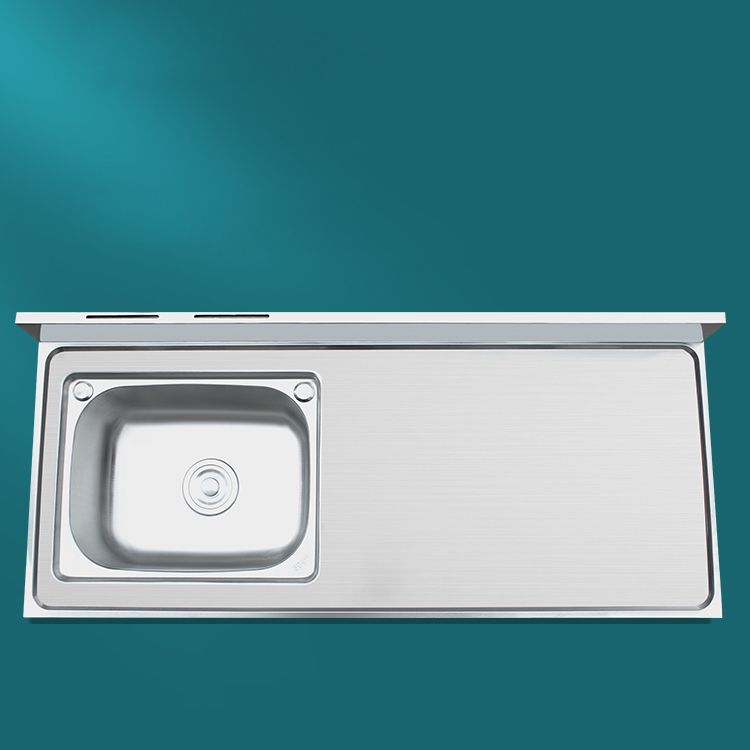 Modern Style Kitchen Sink All-in-one Stainless Steel Kitchen Sink with Drain Assembly Clearhalo 'Home Improvement' 'home_improvement' 'home_improvement_kitchen_sinks' 'Kitchen Remodel & Kitchen Fixtures' 'Kitchen Sinks & Faucet Components' 'Kitchen Sinks' 'kitchen_sinks' 1200x1200_7248a453-24e4-4c75-a411-b7a9fd3dfe41