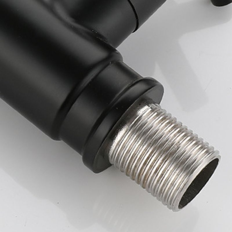 Modern 1-Handle Bathroom Sink Faucet 1 Hole Wall Mounted Bathroom Faucet Clearhalo 'Bathroom Remodel & Bathroom Fixtures' 'Bathroom Sink Faucets' 'Bathroom Sinks & Faucet Components' 'bathroom_sink_faucets' 'Home Improvement' 'home_improvement' 'home_improvement_bathroom_sink_faucets' 1200x1200_726fba0e-9367-4550-90b0-4adf375f4a4a