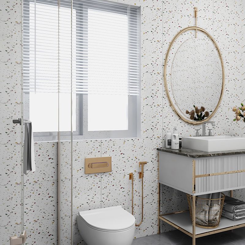 Modern Single Tile Peel and Stick Waterproof Backsplash Tile for Bathroom Clearhalo 'Flooring 'Home Improvement' 'home_improvement' 'home_improvement_peel_stick_blacksplash' 'Peel & Stick Backsplash Tile' 'peel_stick_blacksplash' 'Walls & Ceilings' Walls and Ceiling' 1200x1200_727ce6d4-fad3-47a1-9d9e-14d516d43dd5