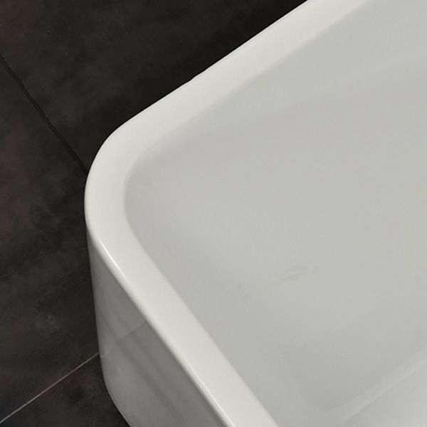 Back to Wall Bathtub Antique Finish Soaking Rectangular Modern Bath Clearhalo 'Bathroom Remodel & Bathroom Fixtures' 'Bathtubs' 'Home Improvement' 'home_improvement' 'home_improvement_bathtubs' 'Showers & Bathtubs' 1200x1200_728156f6-5c2e-41d9-8b05-dbe477cf0a20