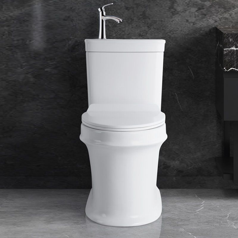 Modern Porcelain Toilet Floor Mount Siphon Jet One-Piece Toilet Flush Toilet Clearhalo 'Bathroom Remodel & Bathroom Fixtures' 'Home Improvement' 'home_improvement' 'home_improvement_toilets' 'Toilets & Bidets' 'Toilets' 1200x1200_7284c090-5eb2-42f1-b755-7fe7a728bb0a