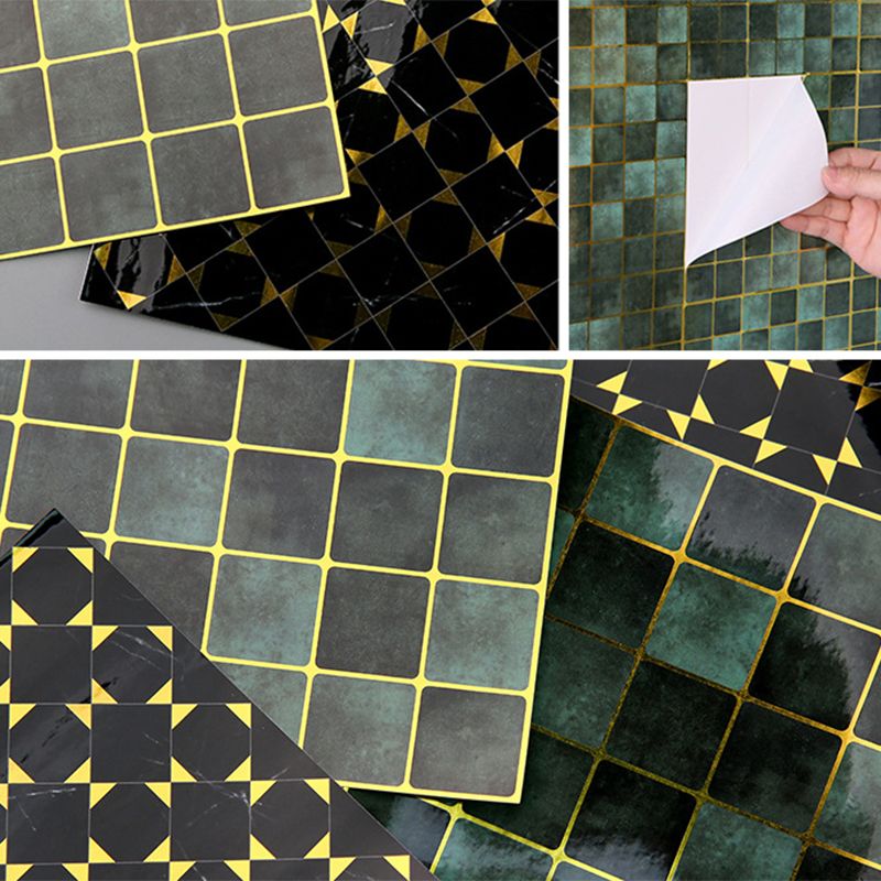 Peel & Stick Mosaic Tile Square Plastic Stain Resistant Tile-Peel & Stick for Shower Clearhalo 'Flooring 'Home Improvement' 'home_improvement' 'home_improvement_peel_stick_blacksplash' 'Peel & Stick Backsplash Tile' 'peel_stick_blacksplash' 'Walls & Ceilings' Walls and Ceiling' 1200x1200_72a92e51-bac5-4051-8fab-66c9a8411864