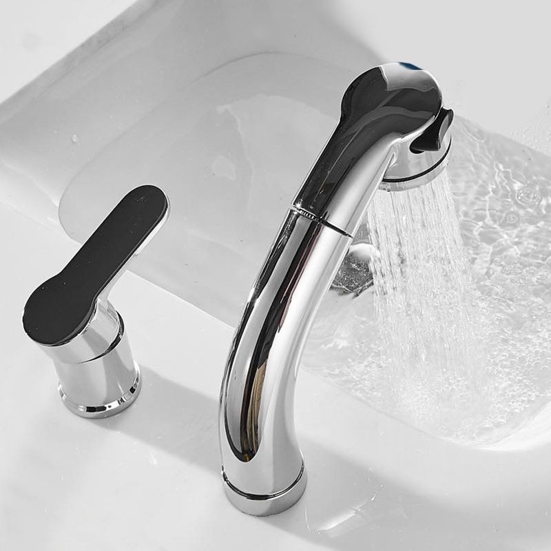 Modern Chrome Sink Faucet Brass Bathroom Low Arc Lifting Faucet Clearhalo 'Bathroom Remodel & Bathroom Fixtures' 'Bathroom Sink Faucets' 'Bathroom Sinks & Faucet Components' 'bathroom_sink_faucets' 'Home Improvement' 'home_improvement' 'home_improvement_bathroom_sink_faucets' 1200x1200_73038e43-f2e7-409b-b366-e539057d3b78