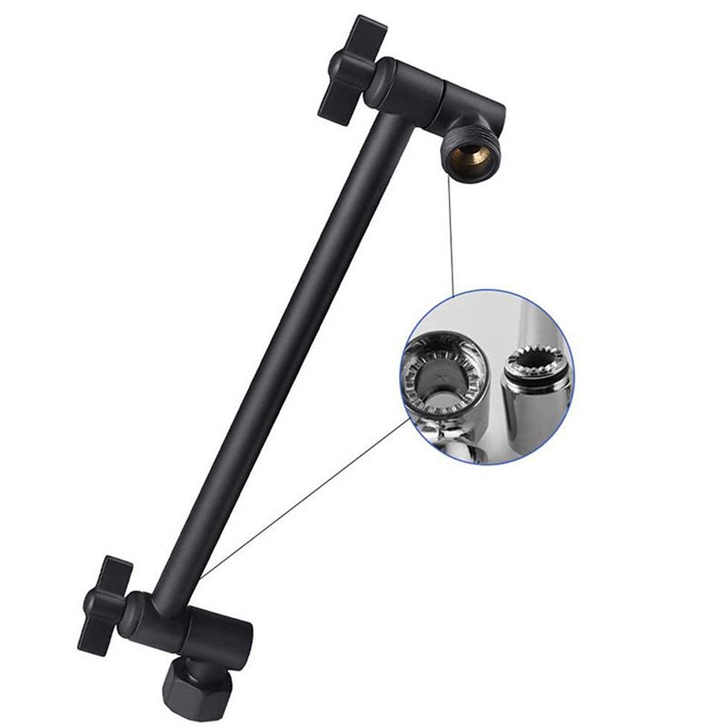 Stainless Steel Fixed Shower Head Rain Fall Wall-Mount Showerhead with Extension Arm Clearhalo 'Bathroom Remodel & Bathroom Fixtures' 'Home Improvement' 'home_improvement' 'home_improvement_shower_heads' 'Shower Heads' 'shower_heads' 'Showers & Bathtubs Plumbing' 'Showers & Bathtubs' 1200x1200_730618f7-c0e8-48ef-b3e7-12b11f062764