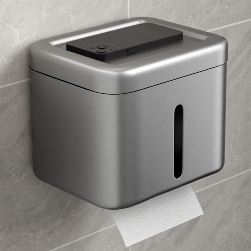 Modern Grey Bath Hardware Set Towel Bar Paper Holder Bathroom Accessory Kit Clearhalo 'Bathroom Hardware Sets' 'Bathroom Hardware' 'Bathroom Remodel & Bathroom Fixtures' 'bathroom_hardware_sets' 'Home Improvement' 'home_improvement' 'home_improvement_bathroom_hardware_sets' 1200x1200_730f69a1-a2ba-4258-b3ef-df688a1fe269