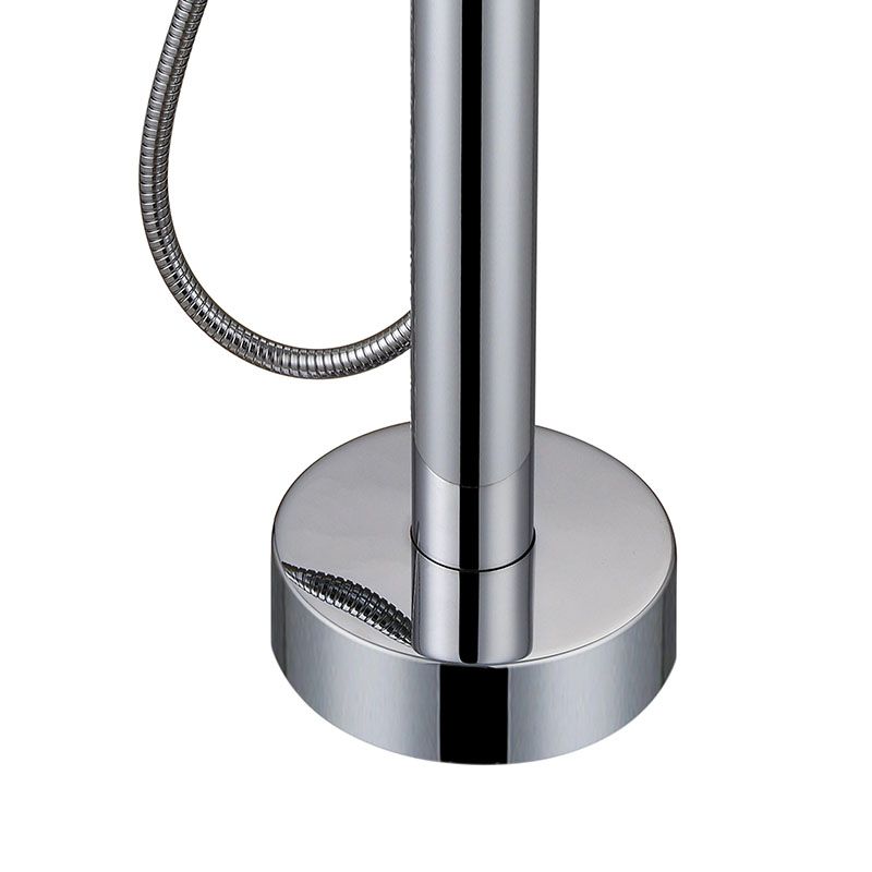 Modern Brass Freestanding Bathtub Faucet with Hand Shower Bathtub Faucet Clearhalo 'Bathroom Remodel & Bathroom Fixtures' 'Bathtub Faucets' 'bathtub_faucets' 'Home Improvement' 'home_improvement' 'home_improvement_bathtub_faucets' 1200x1200_731dc6d3-fcf4-48e3-a451-f2c565db6f75