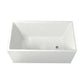 Modern Back to Wall Bathtub Rectangular Antique Finish Soaking Bath Clearhalo 'Bathroom Remodel & Bathroom Fixtures' 'Bathtubs' 'Home Improvement' 'home_improvement' 'home_improvement_bathtubs' 'Showers & Bathtubs' 1200x1200_73369a7a-d8ea-4bc4-b23a-8810e6c1d218